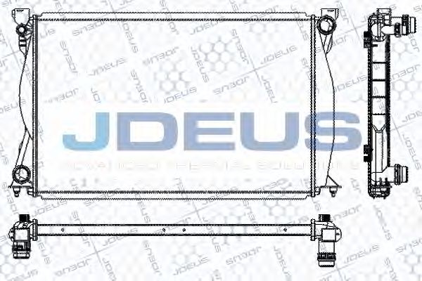 JDEUS RA0010410 Радиатор охлаждения двигателя JDEUS для AUDI