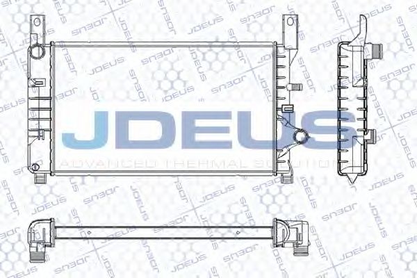 JDEUS RA0120520 Радиатор охлаждения двигателя JDEUS для FORD