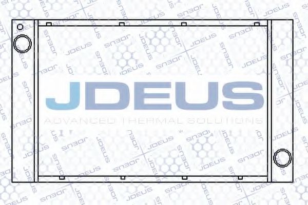 JDEUS 070M03 Радиатор охлаждения двигателя JDEUS для MINI