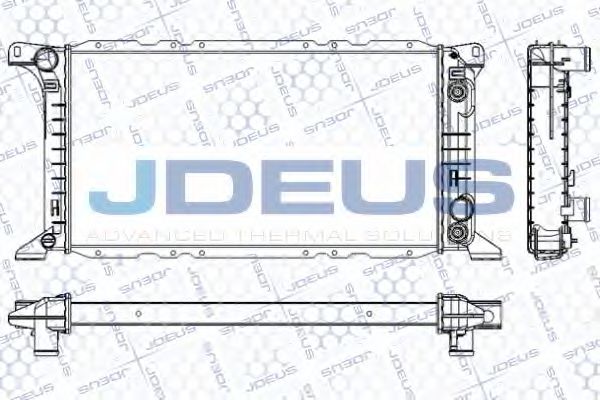 JDEUS RA0120790 Радиатор охлаждения двигателя JDEUS для FORD