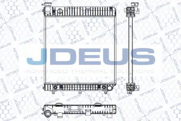JDEUS RA0170031 Радиатор охлаждения двигателя JDEUS для MERCEDES-BENZ