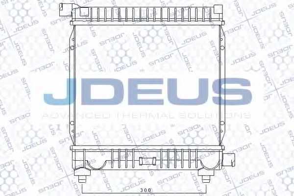JDEUS RA0170130 Радиатор охлаждения двигателя JDEUS для MERCEDES-BENZ