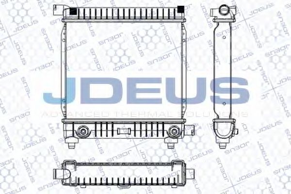 JDEUS RA0170140 Радиатор охлаждения двигателя JDEUS для MERCEDES-BENZ