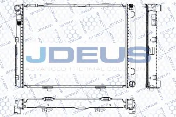JDEUS RA0170220 Радиатор охлаждения двигателя JDEUS для MERCEDES-BENZ