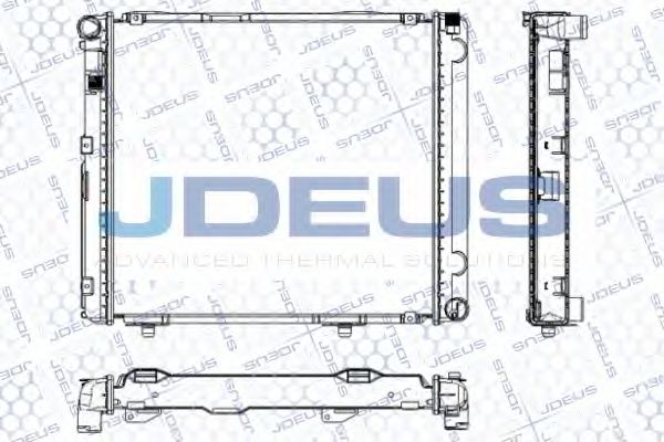 JDEUS RA0170300 Радиатор охлаждения двигателя JDEUS для MERCEDES-BENZ