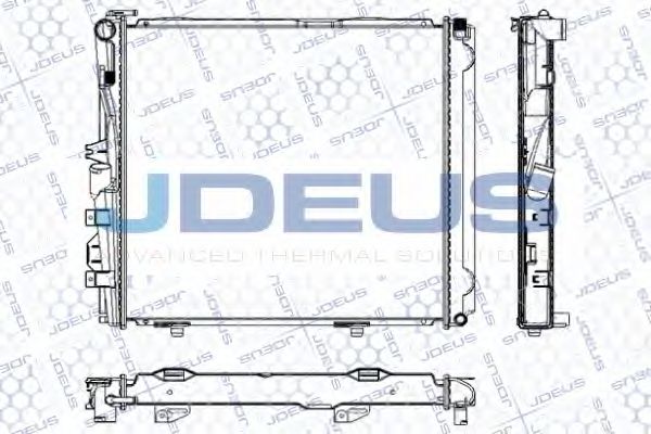 JDEUS RA0170540 Радиатор охлаждения двигателя для MERCEDES-BENZ CABRIOLET