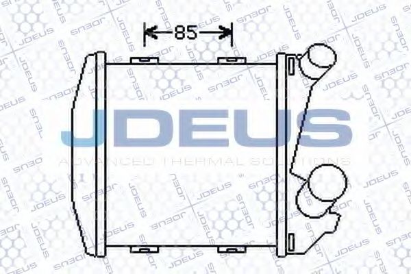 JDEUS 817M35 Интеркулер для SMART