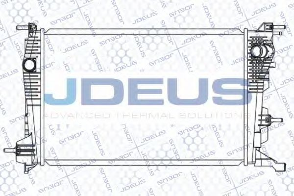 JDEUS 023M63 Радиатор охлаждения двигателя JDEUS для RENAULT