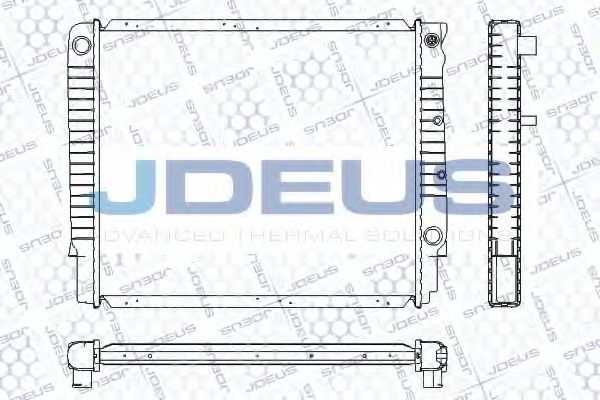 JDEUS RA0310260 Крышка радиатора для VOLVO S90