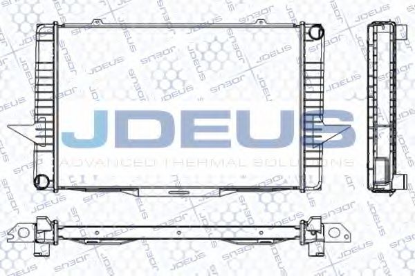 JDEUS RA0310360 Радиатор охлаждения двигателя JDEUS для VOLVO