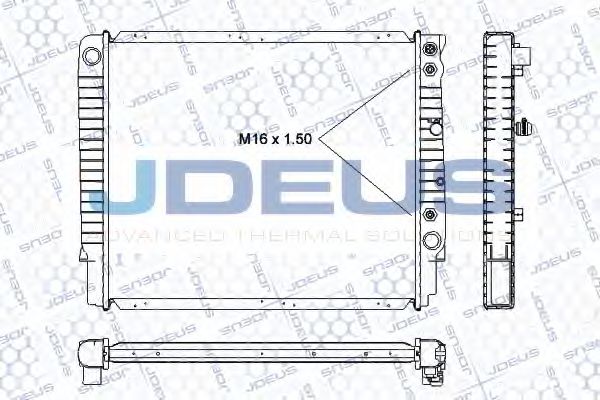 JDEUS RA0310461 Крышка радиатора для VOLVO S90