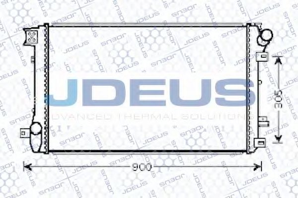 JDEUS 023M89 Радиатор охлаждения двигателя JDEUS для RENAULT