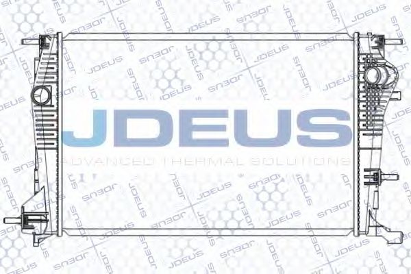 JDEUS 023M90 Радиатор охлаждения двигателя JDEUS для RENAULT