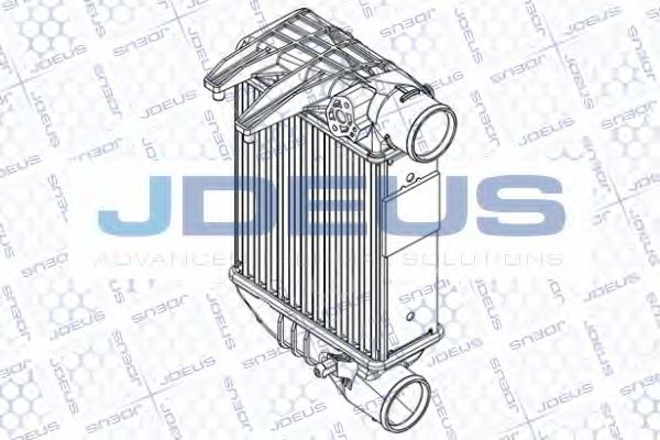 JDEUS RA8010200 Интеркулер для SEAT EXEO