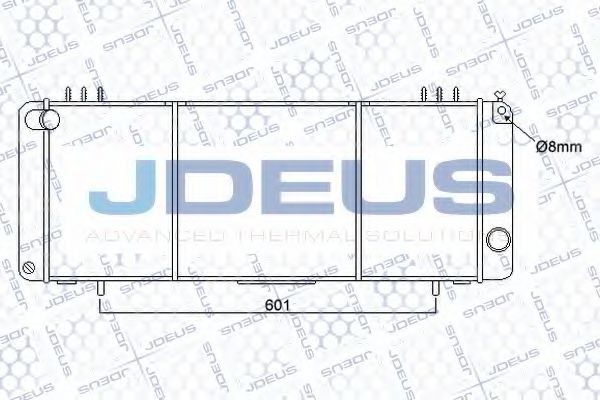 JDEUS 057M02 Радиатор охлаждения двигателя JDEUS для JEEP