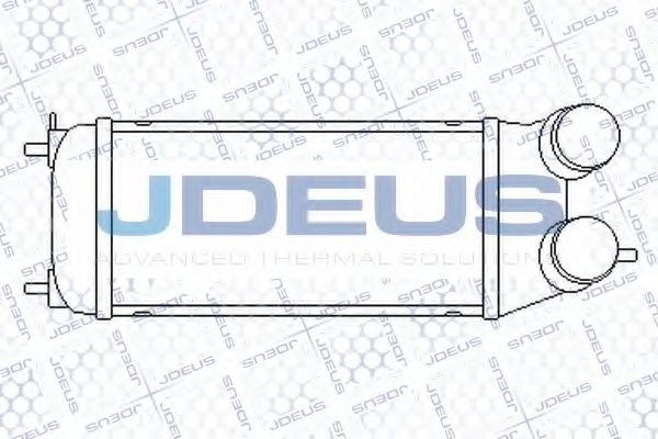 JDEUS 807M27 Интеркулер для FIAT SCUDO