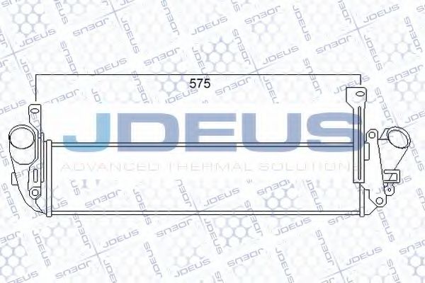 JDEUS 823M82 Интеркулер для RENAULT