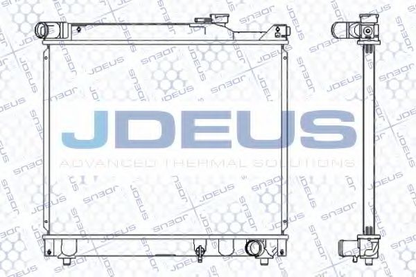 JDEUS 042M15 Радиатор охлаждения двигателя JDEUS для SUZUKI