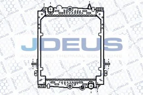JDEUS 108M04 Радиатор охлаждения двигателя для DAF