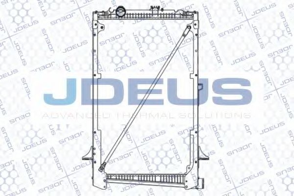JDEUS 108M05 Радиатор охлаждения двигателя JDEUS для DAF