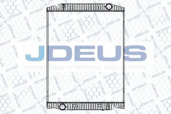 JDEUS 114M12 Радиатор охлаждения двигателя JDEUS для IVECO