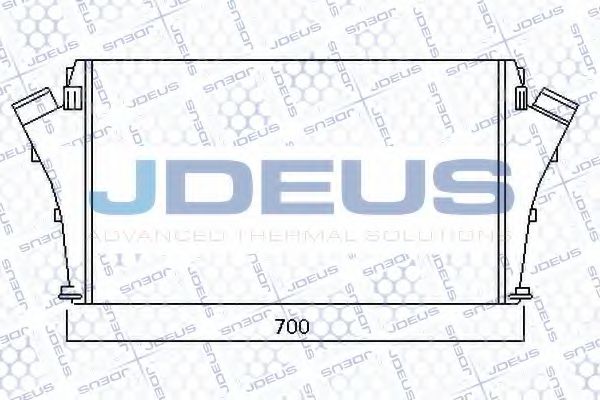 JDEUS 820M56 Интеркулер для CADILLAC