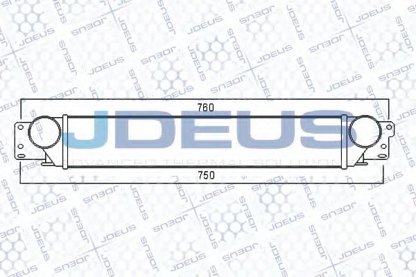 JDEUS 820M69 Интеркулер для CHEVROLET