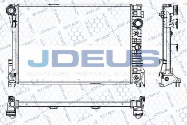 JDEUS RA0171000 Радиатор охлаждения двигателя для MERCEDES-BENZ E-CLASS купе (C207)