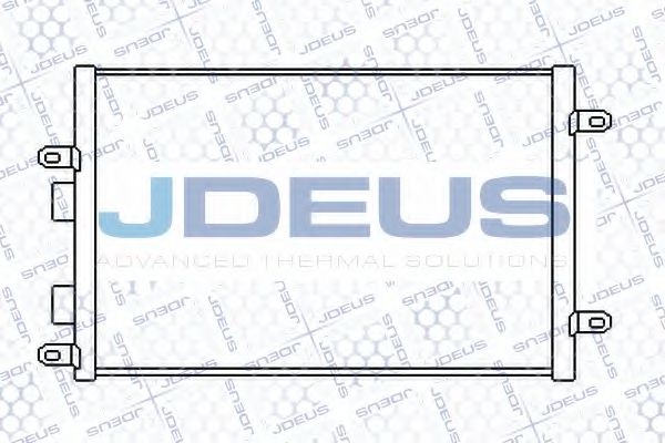 JDEUS 700M12 Радиатор кондиционера JDEUS 