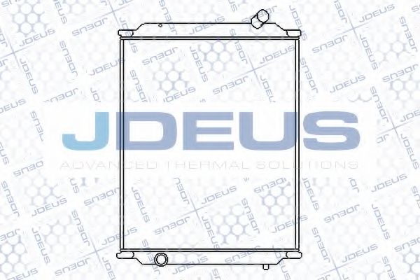 JDEUS 123M06B Радиатор охлаждения двигателя JDEUS для RENAULT TRUCKS