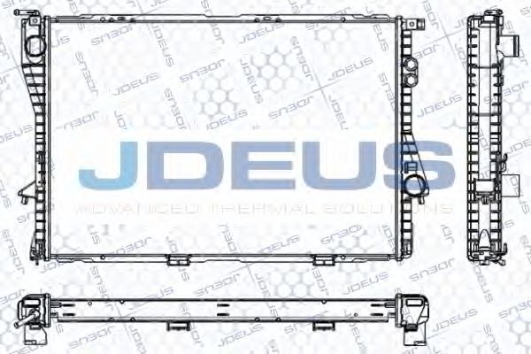 JDEUS RA0050521 Радиатор охлаждения двигателя JDEUS для BMW