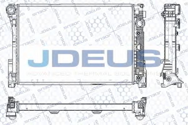 JDEUS RA0171010 Радиатор охлаждения двигателя для MERCEDES-BENZ E-CLASS купе (C207)