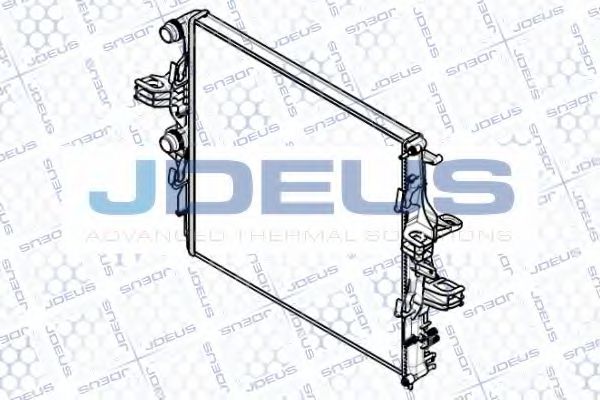 JDEUS RA0140110 Радиатор охлаждения двигателя JDEUS для IVECO