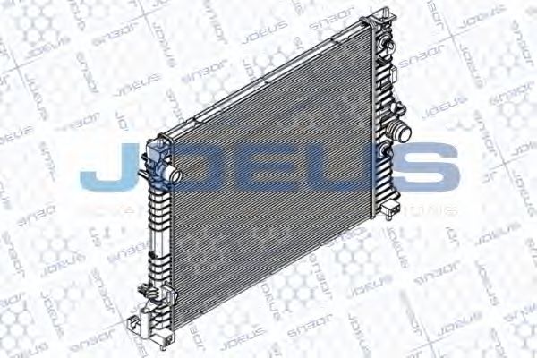 JDEUS RA0201180 Радиатор охлаждения двигателя для OPEL MOKKA