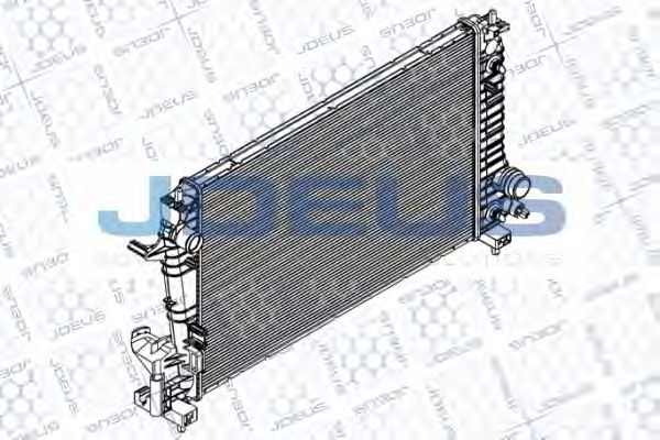 JDEUS RA0560040 Радиатор охлаждения двигателя JDEUS для CHEVROLET
