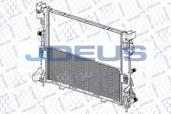 JDEUS RA0231040 Радиатор охлаждения двигателя для RENAULT ZOE
