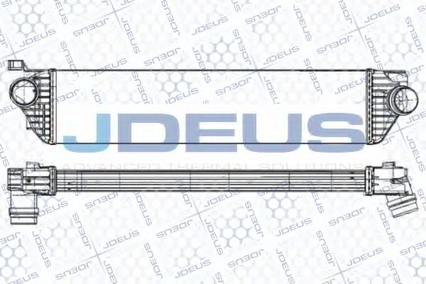 JDEUS 823M33 Интеркулер для RENAULT