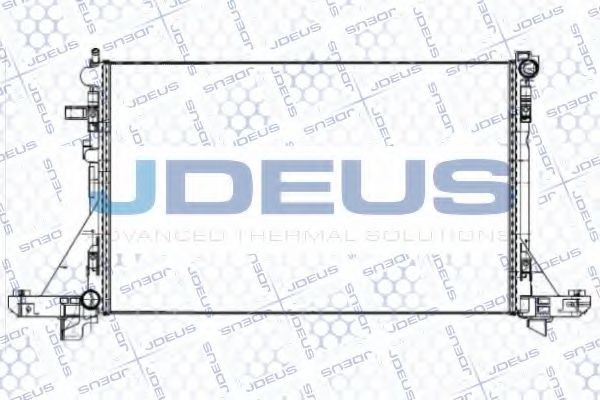 JDEUS 023M33 Радиатор охлаждения двигателя JDEUS для RENAULT