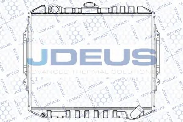 JDEUS 018M47 Радиатор охлаждения двигателя JDEUS для MITSUBISHI