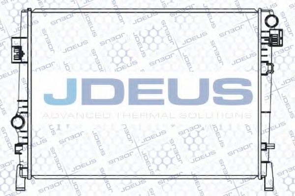 JDEUS 011M64 Радиатор охлаждения двигателя JDEUS для DODGE