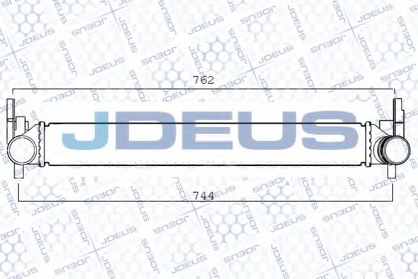 JDEUS 825M25A Интеркулер для SKODA FABIA