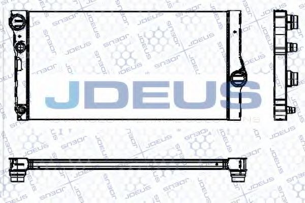 JDEUS 005M31 Радиатор охлаждения двигателя JDEUS для BMW