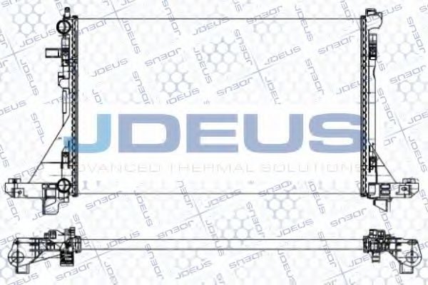 JDEUS 023M30 Радиатор охлаждения двигателя JDEUS для NISSAN
