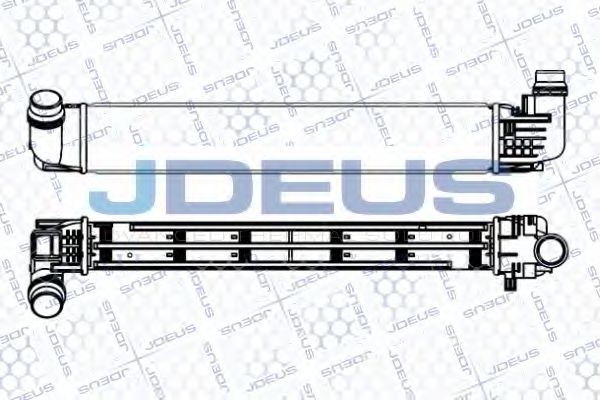 JDEUS 823M56A Интеркулер для DACIA