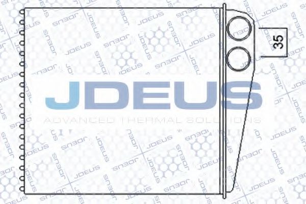 JDEUS 201M03A Радиатор печки для AUDI Q3