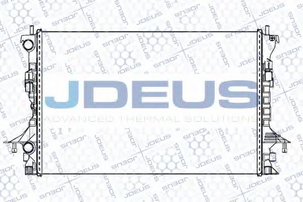 JDEUS 023M54 Радиатор охлаждения двигателя JDEUS для RENAULT