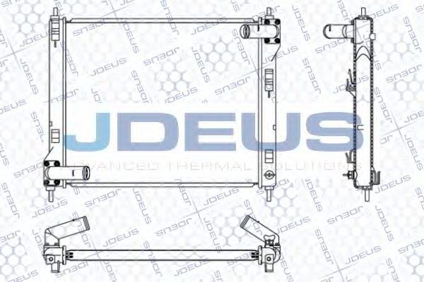 JDEUS 019M44 Радиатор охлаждения двигателя для NISSAN JUKE