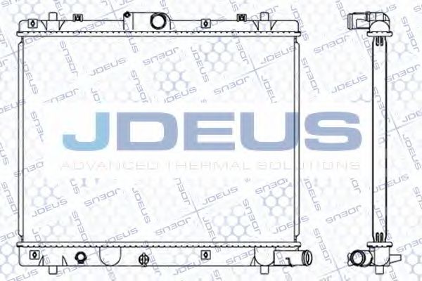 JDEUS 042M29 Радиатор охлаждения двигателя JDEUS для SUZUKI
