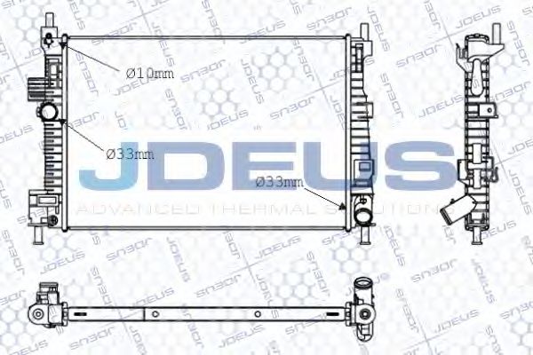 JDEUS 012M42 Крышка радиатора для FORD GRAND C-MAX