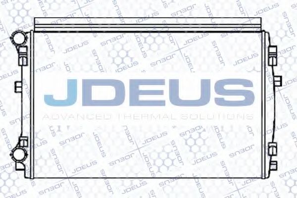 JDEUS 001M31 Радиатор охлаждения двигателя JDEUS для AUDI